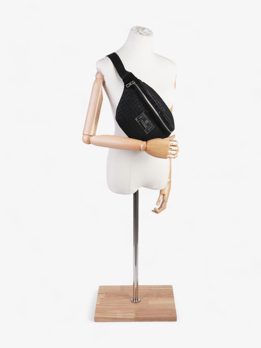 Fendi Roma Belt Bag Black Mesh