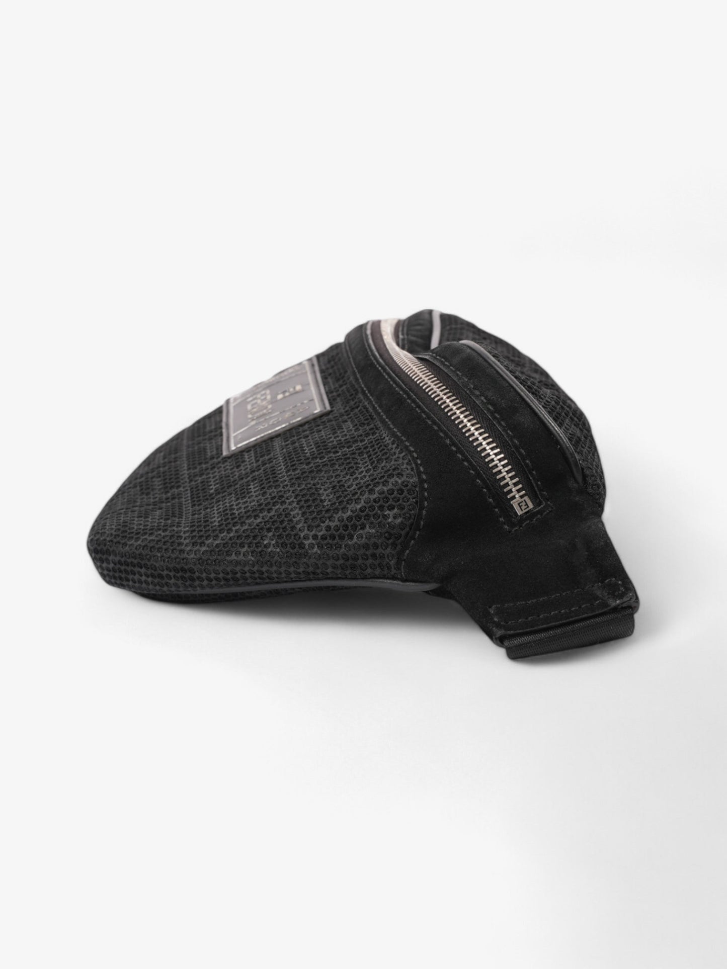 Fendi Roma Belt Bag Black Mesh