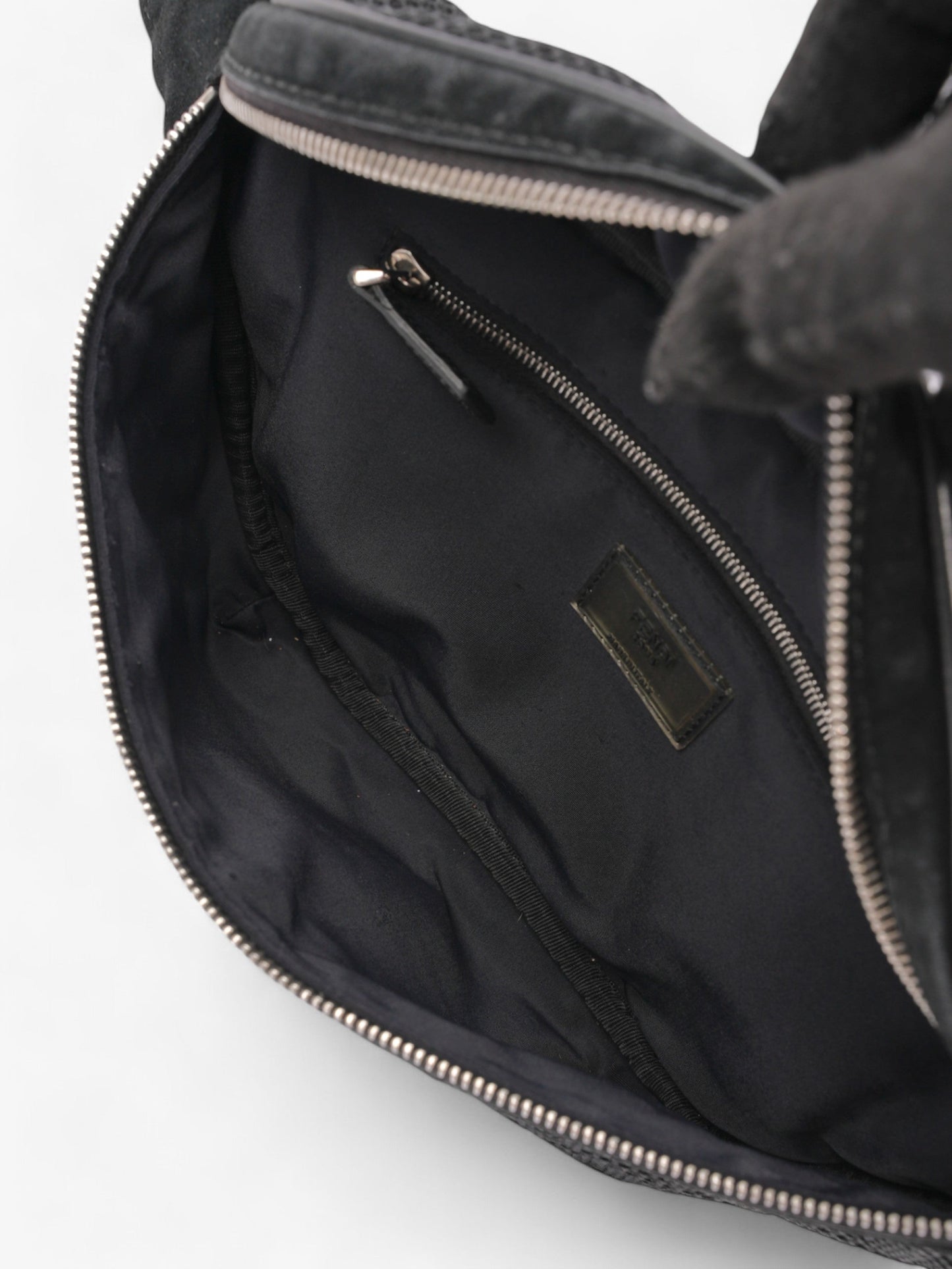 Fendi Roma Belt Bag Black Mesh