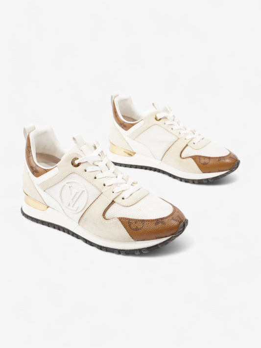 Louis Vuitton Run Away Sneakers  White / Monogram Mesh EU 37 UK 4
