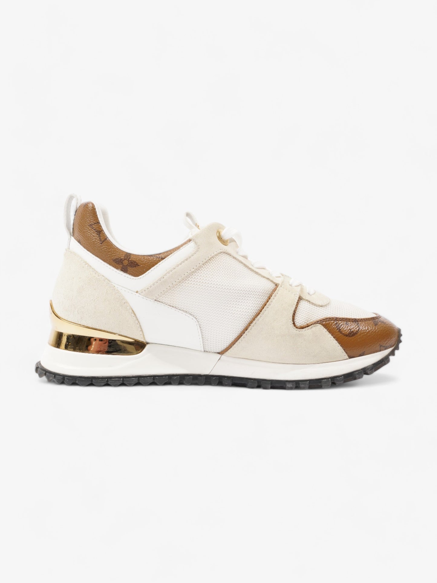 Louis Vuitton Run Away Sneakers  White / Monogram Mesh EU 37 UK 4