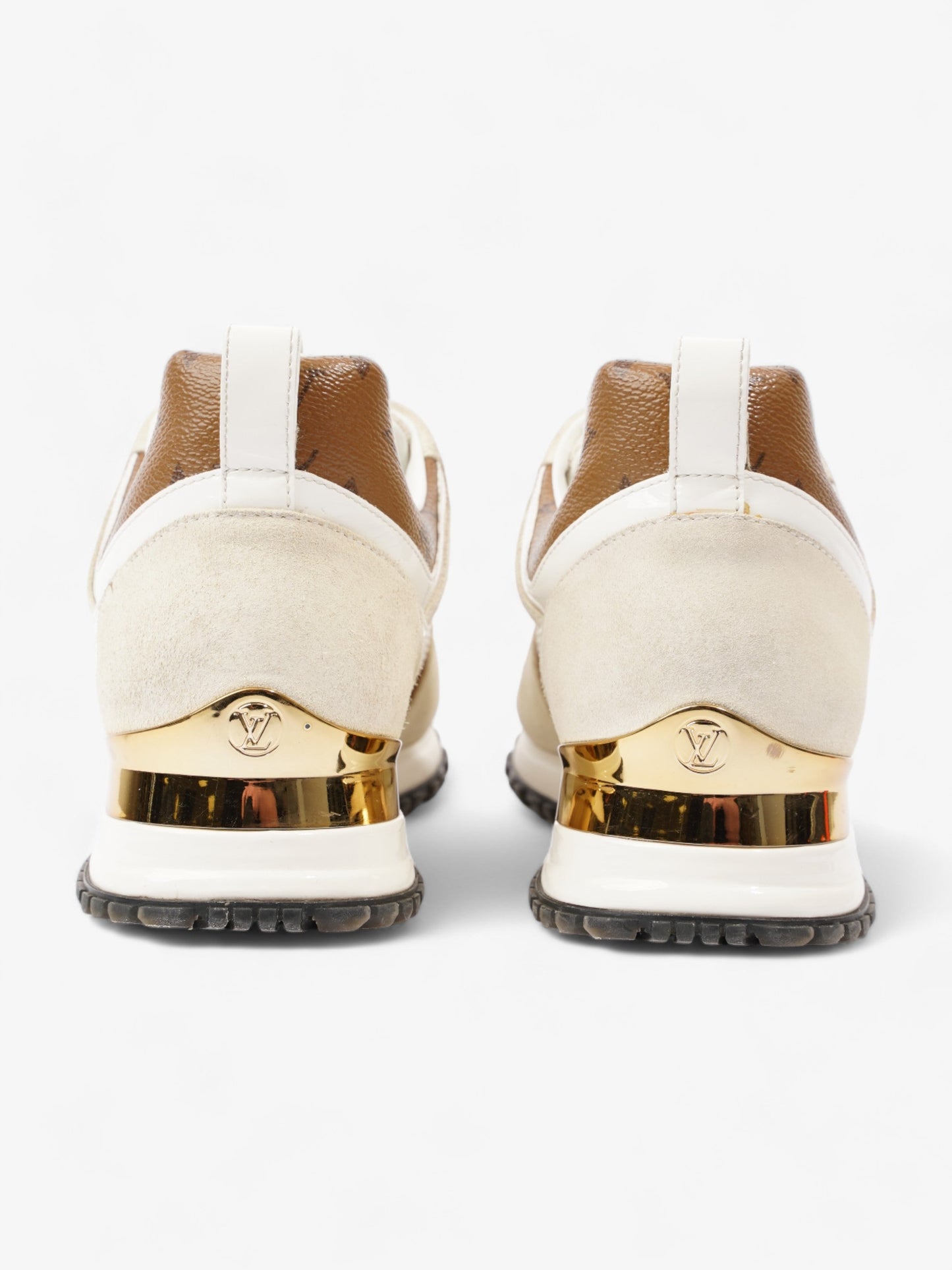 Louis Vuitton Run Away Sneakers  White / Monogram Mesh EU 37 UK 4