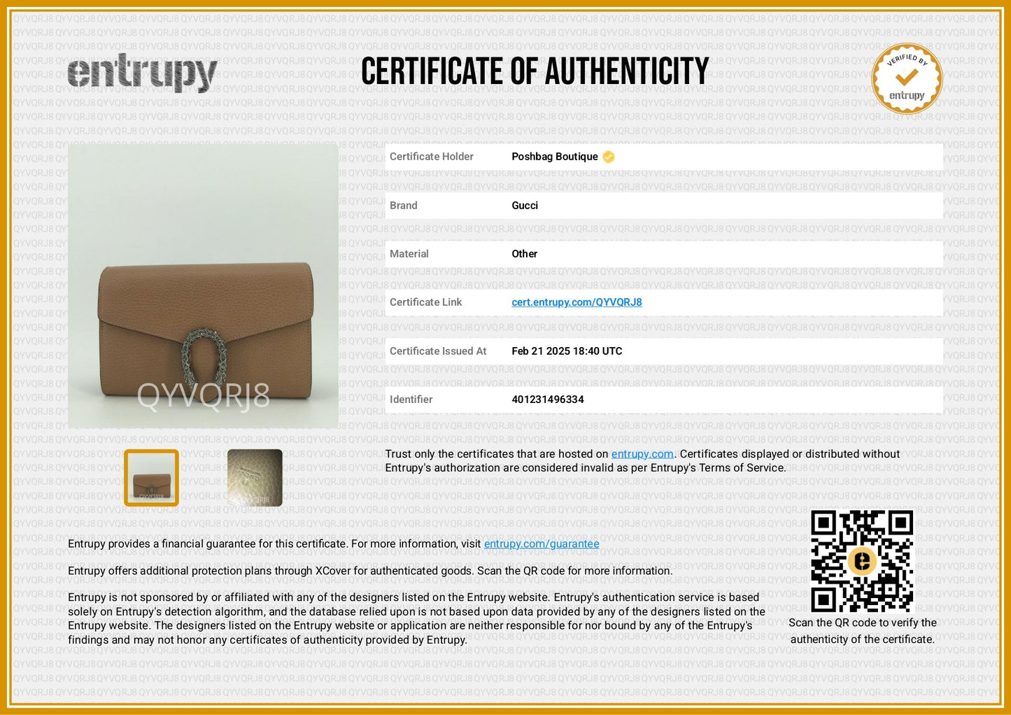 Gucci Dionysus Textured Leather Mini Wallet