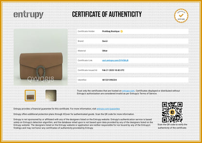 Gucci Dionysus Textured Leather Mini Wallet