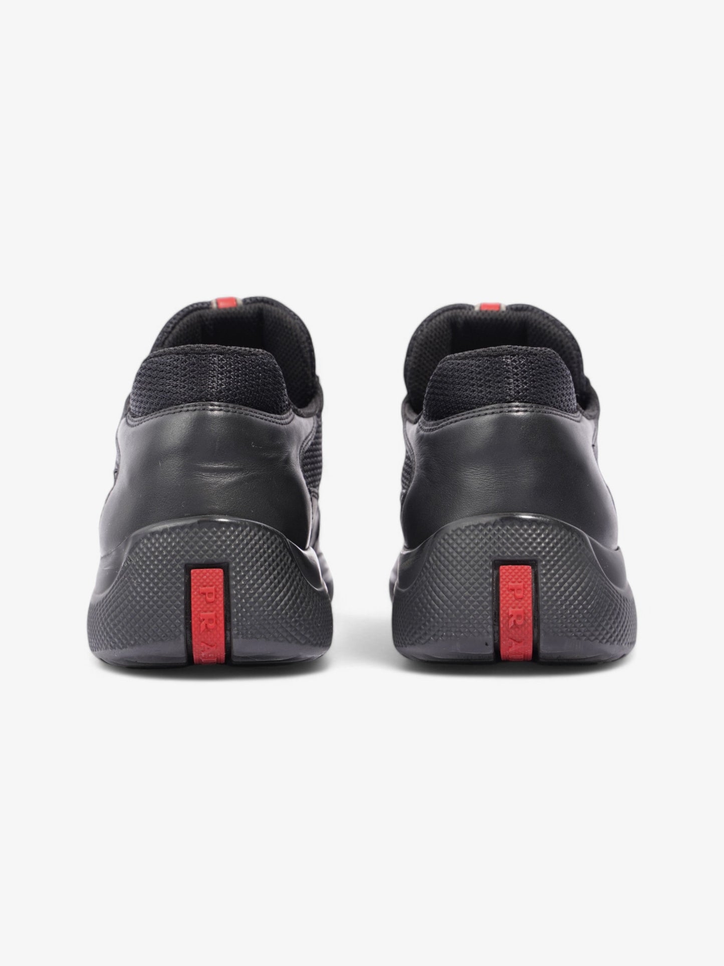 Prada America Cup Black / Red Leather EU 38 UK 5
