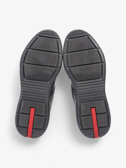 Prada America Cup Black / Red Leather EU 38 UK 5