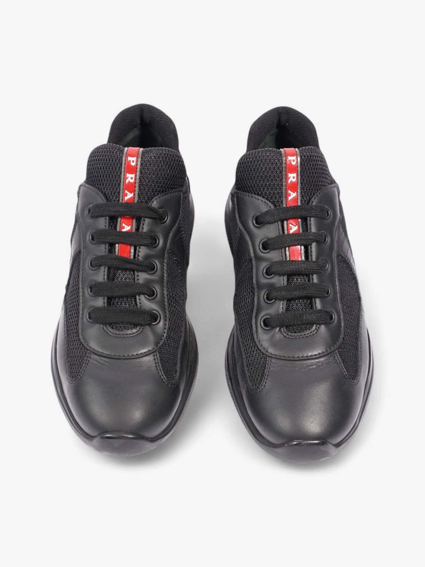 Prada America Cup Black / Red Leather EU 38 UK 5