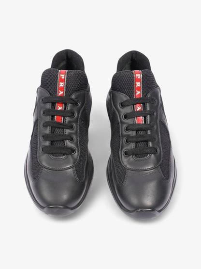 Prada America Cup Black / Red Leather EU 38 UK 5