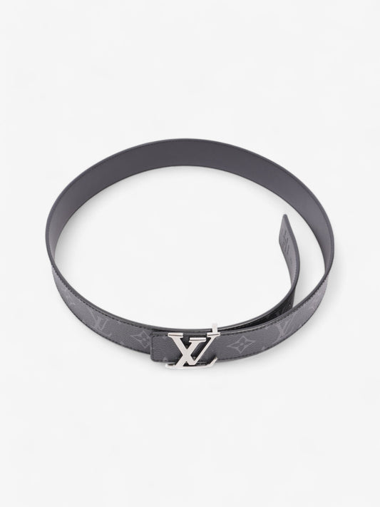 Louis Vuitton LV Initials Reversible Belt Monogram Eclipse / Black Leather 85cm / 34"