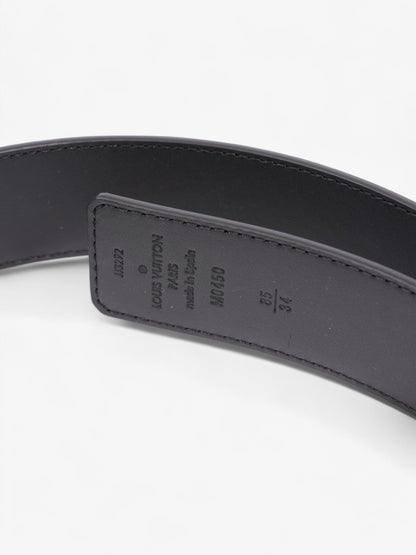 Louis Vuitton LV Initials Reversible Belt Monogram Eclipse / Black Leather 85cm / 34"