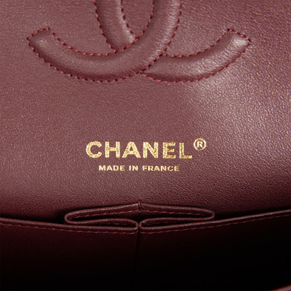 Chanel Medium Classic Double Flap Bag Black Quilted Caviar Gold Hardware