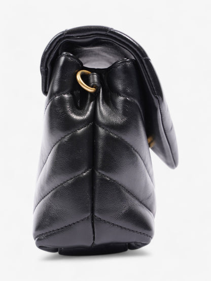 Saint Laurent Lou Lou Black Lambskin Leather Toy