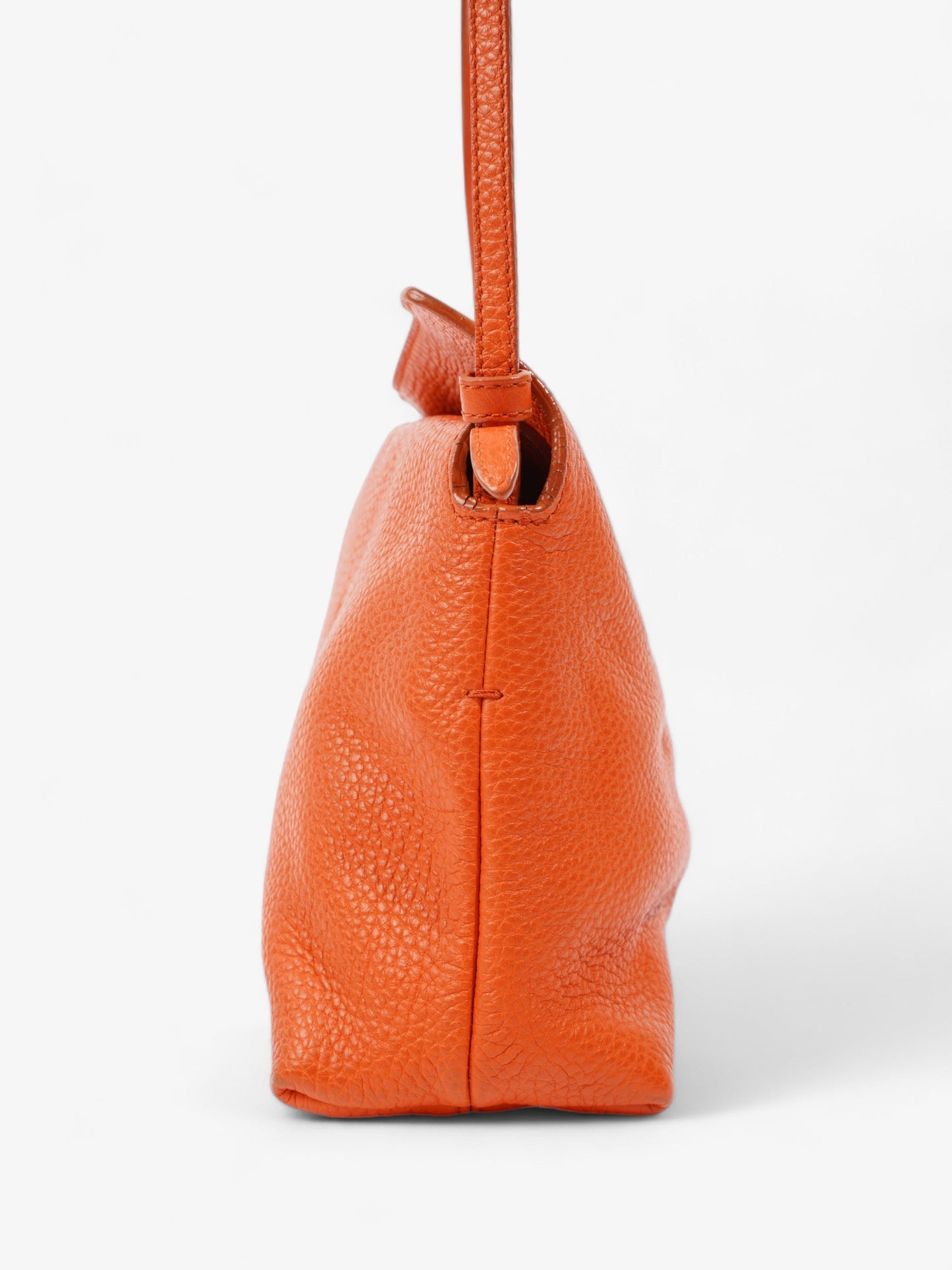 Burberry Clutch Orange Leather