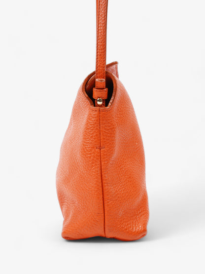 Burberry Clutch Orange Leather