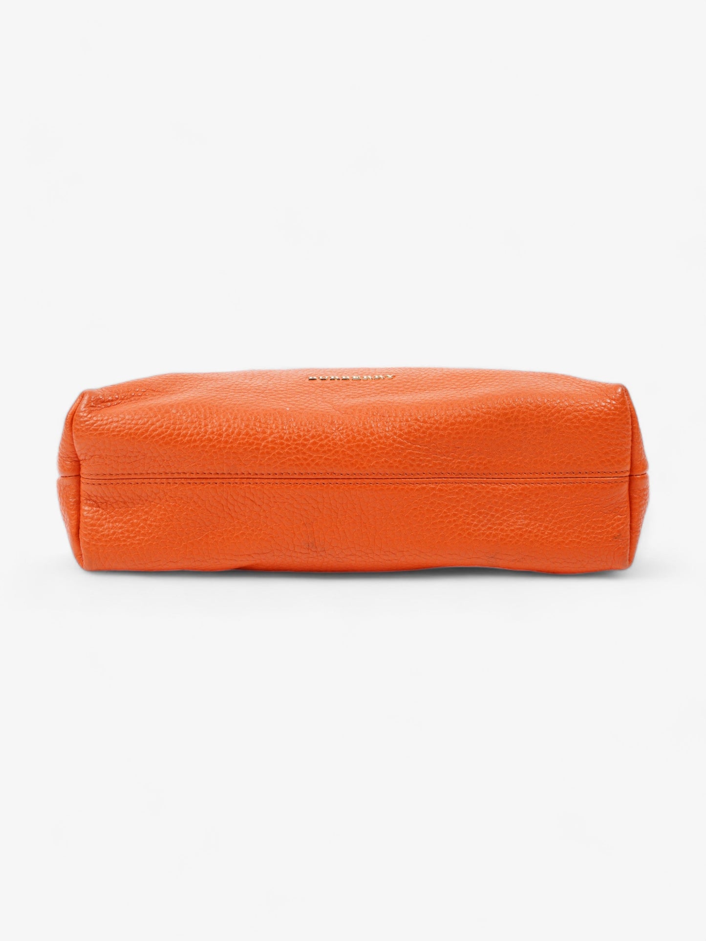 Burberry Clutch Orange Leather