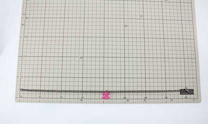 Chanel Vintage 04A Resin Fluorescent Pink CC Necklace