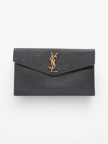 Saint Laurent Uptown Pouch Black Calfskin Leather