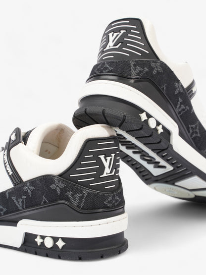 Louis Vuitton LV Sneakers White / Black Leather EU 43.5 UK 9.5