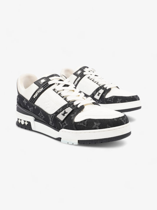 Louis Vuitton LV Sneakers White / Black Leather EU 43.5 UK 9.5