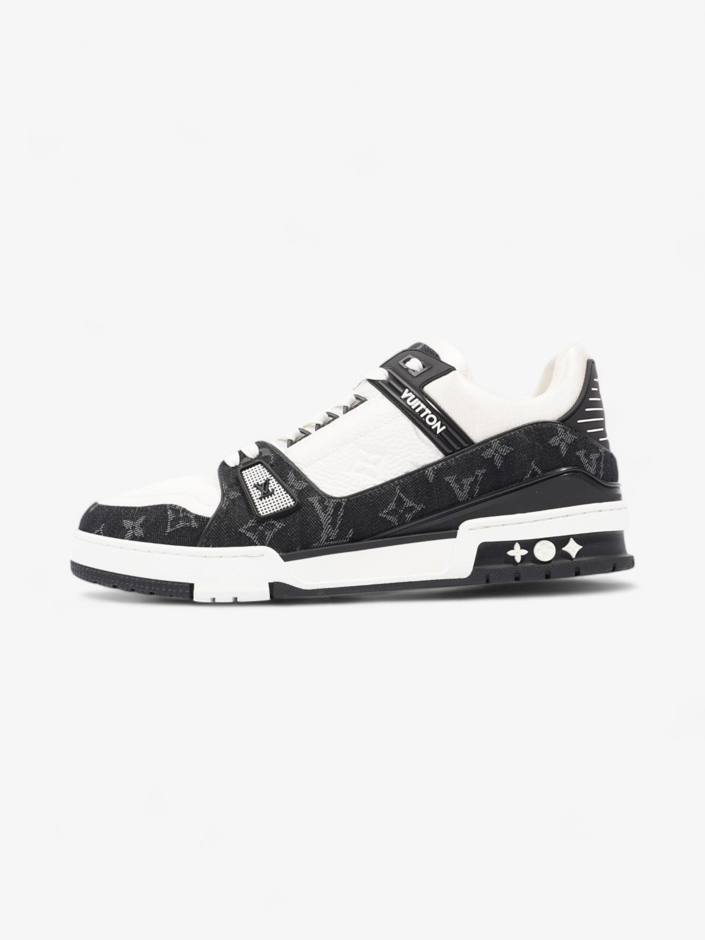 Louis Vuitton LV Sneakers White / Black Leather EU 43.5 UK 9.5