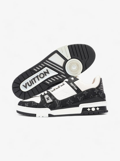Louis Vuitton LV Sneakers White / Black Leather EU 43.5 UK 9.5