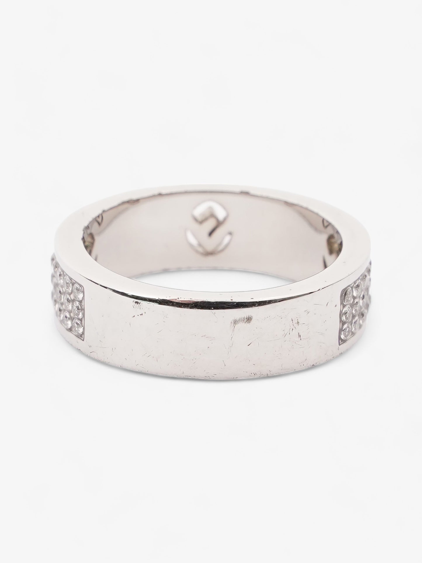 Fendi F is Fendi Ring Silver Base Metal Medium (54mm)