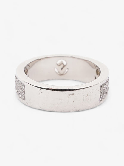Fendi F is Fendi Ring Silver Base Metal Medium (54mm)