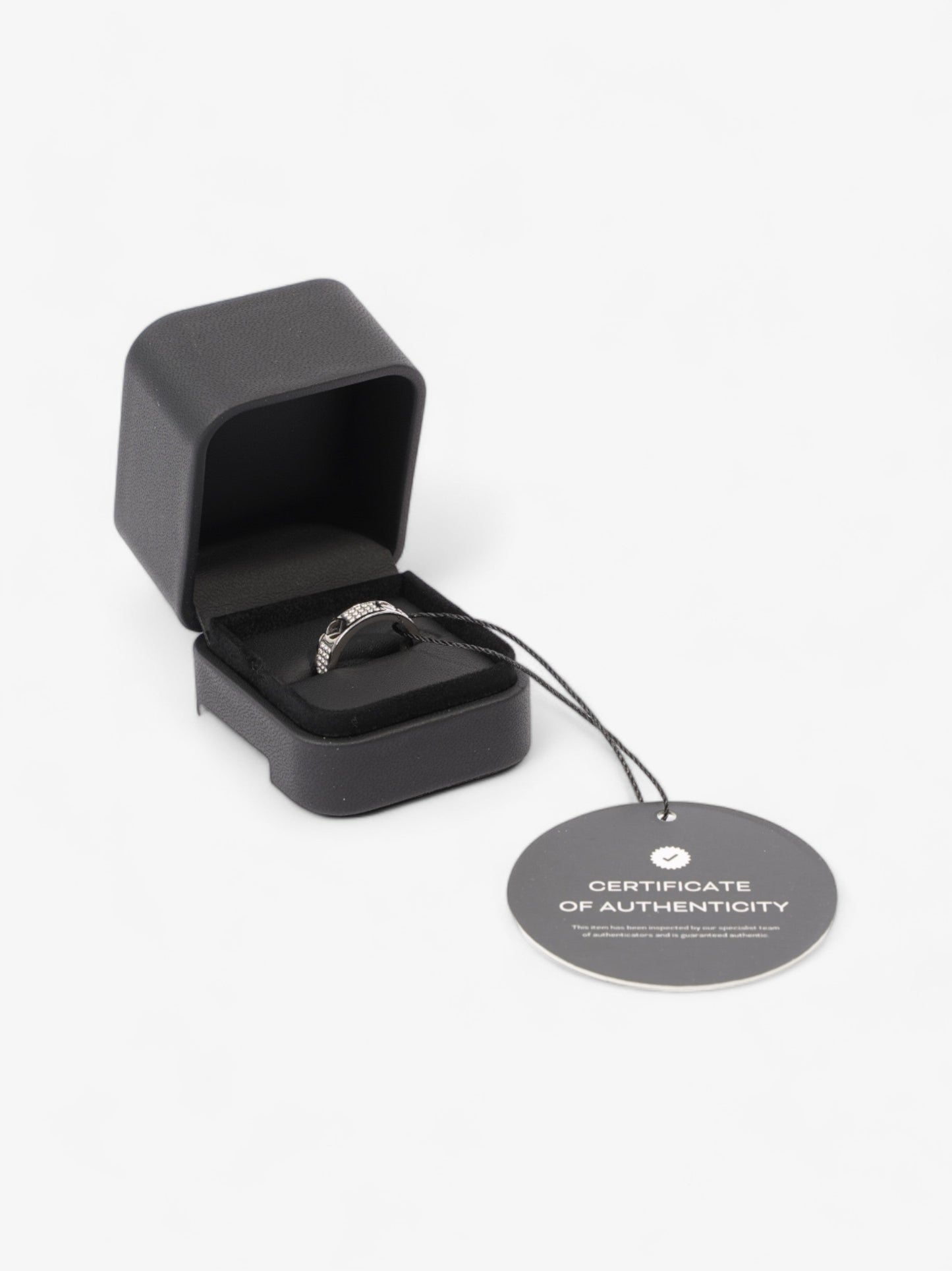 Fendi F is Fendi Ring Silver Base Metal Medium (54mm)