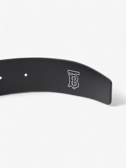 Burberry Logo Buckle Belt Black Leather 100cm 40"