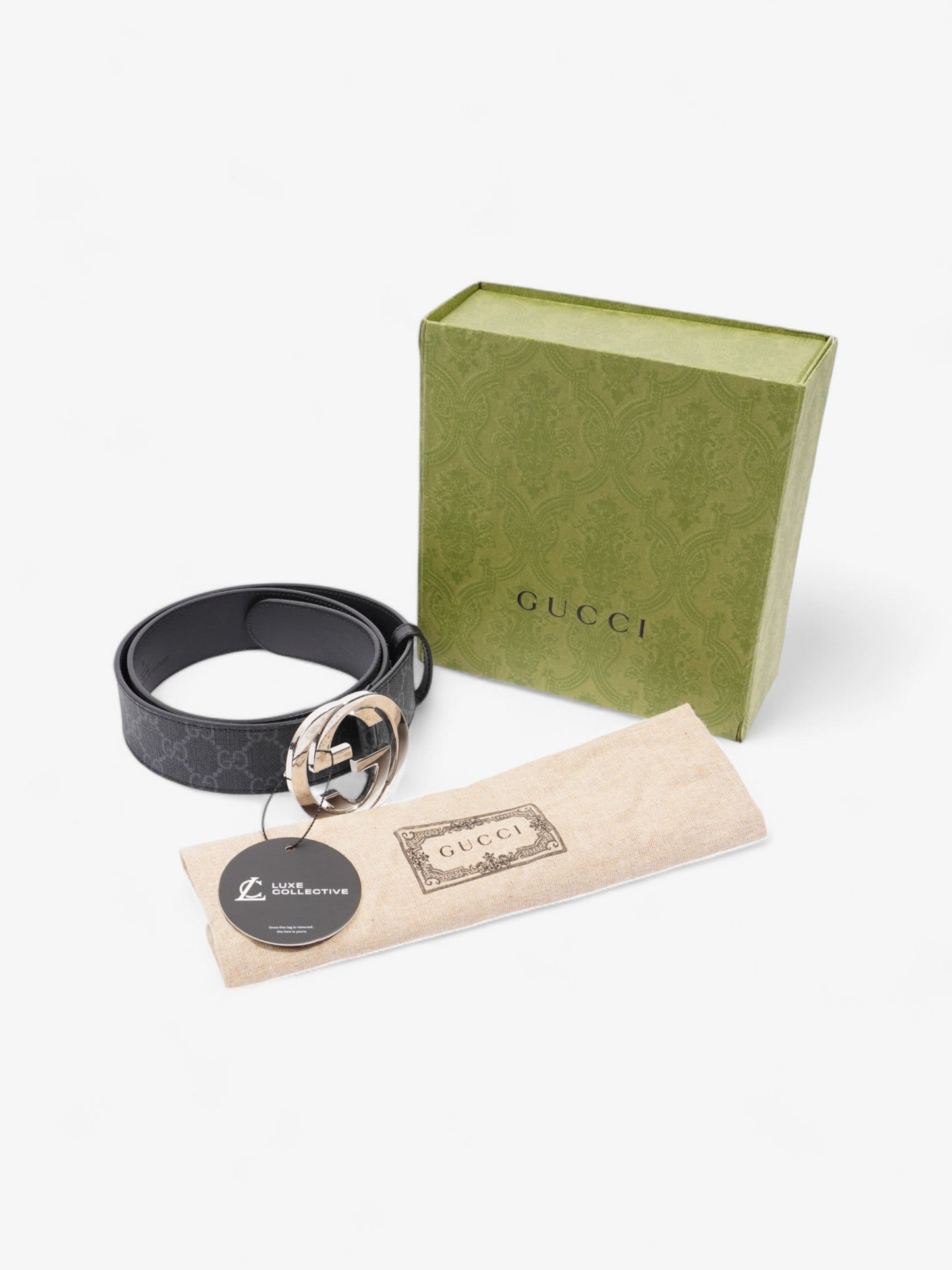 Gucci Interlocking G Belt GG Supreme Canvas 90cm / 36"