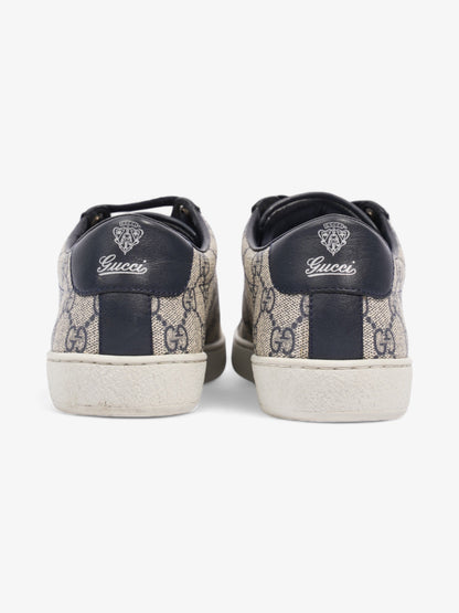 Gucci Brooklyn GG Supreme Beige / Navy Coated Canvas EU 37 UK 4
