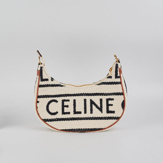 Celine Ava Shoulder Bag Brown/Cream Hold Donny Customer