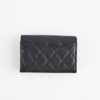 Chanel Card Holder Caviar Black