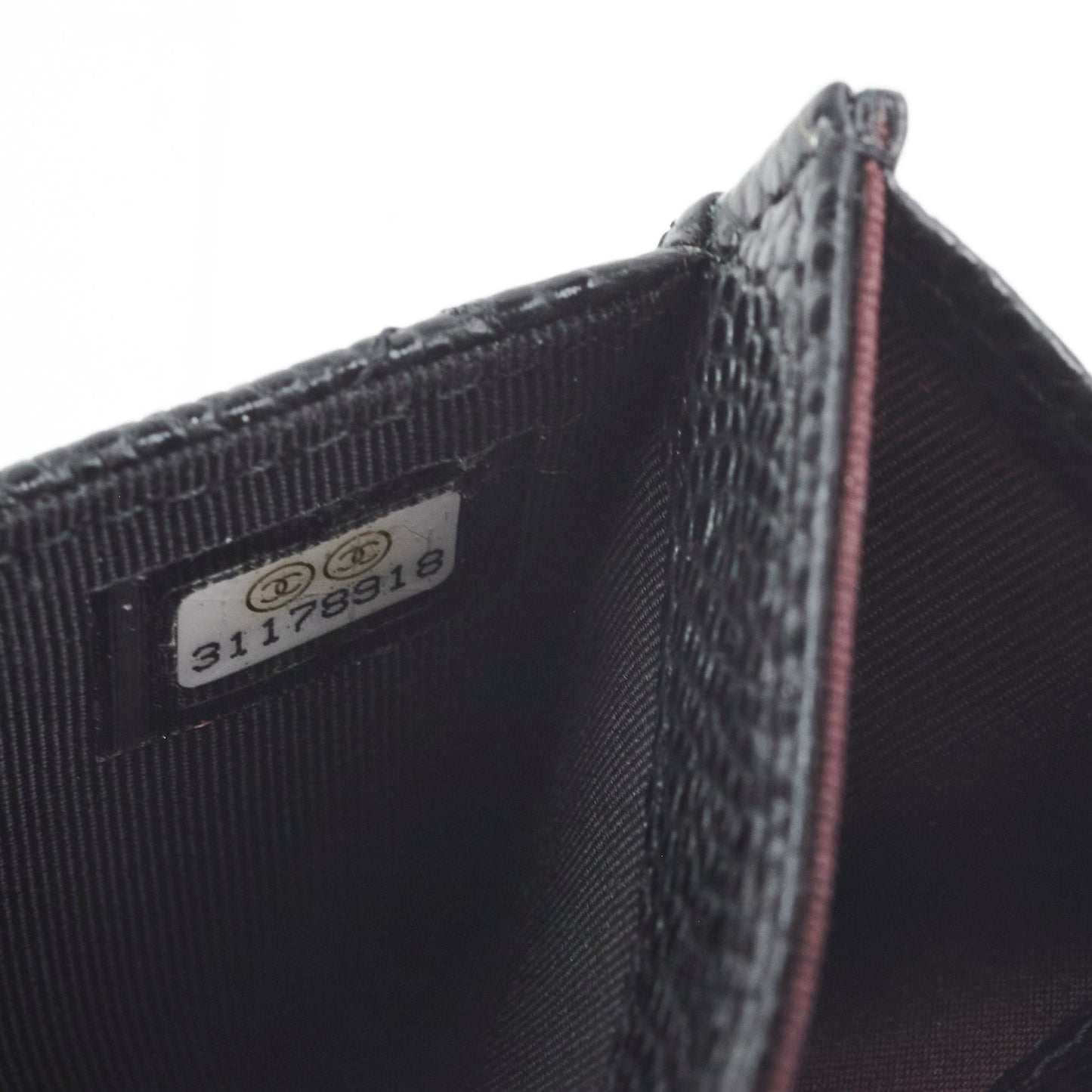 Chanel Card Holder Caviar Black