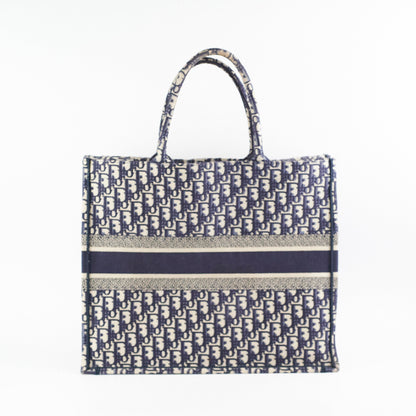 Christian Dior Book Tote Large Navy