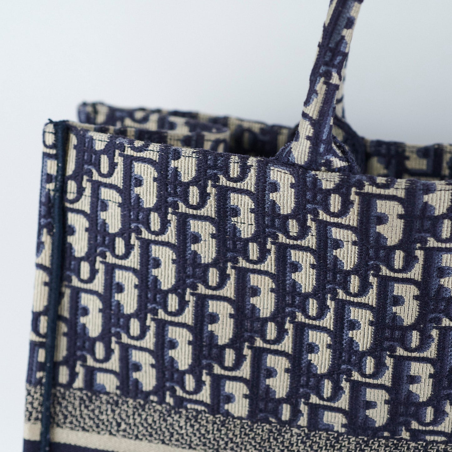 Christian Dior Book Tote Large Navy