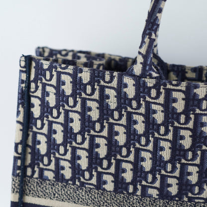 Christian Dior Book Tote Large Navy