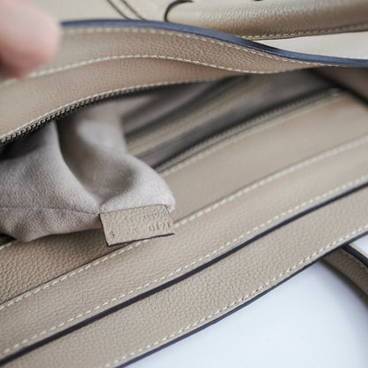 Celine Micro Luggage Tote Beige