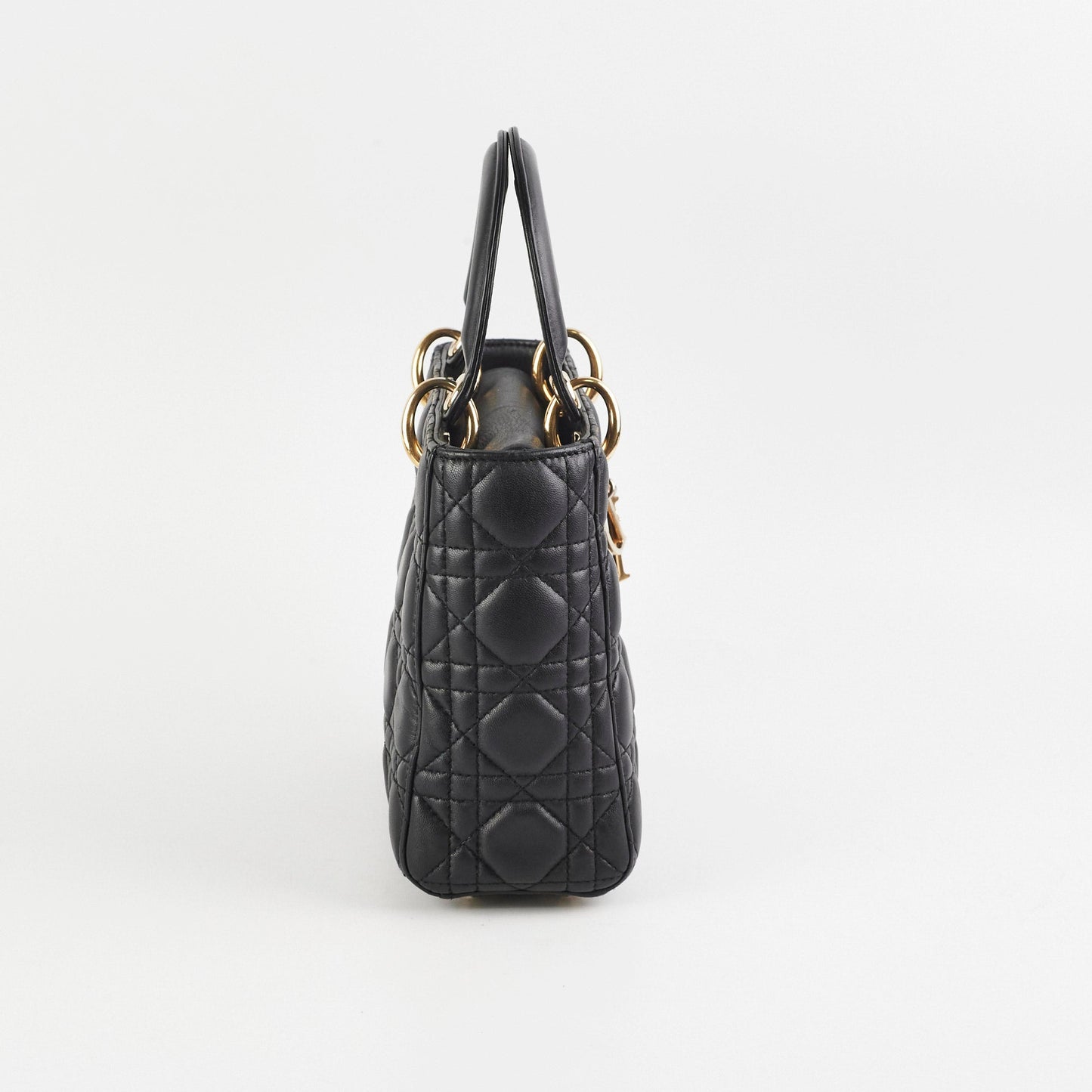 Christian Dior Lady Dior Small Black Lambskin
