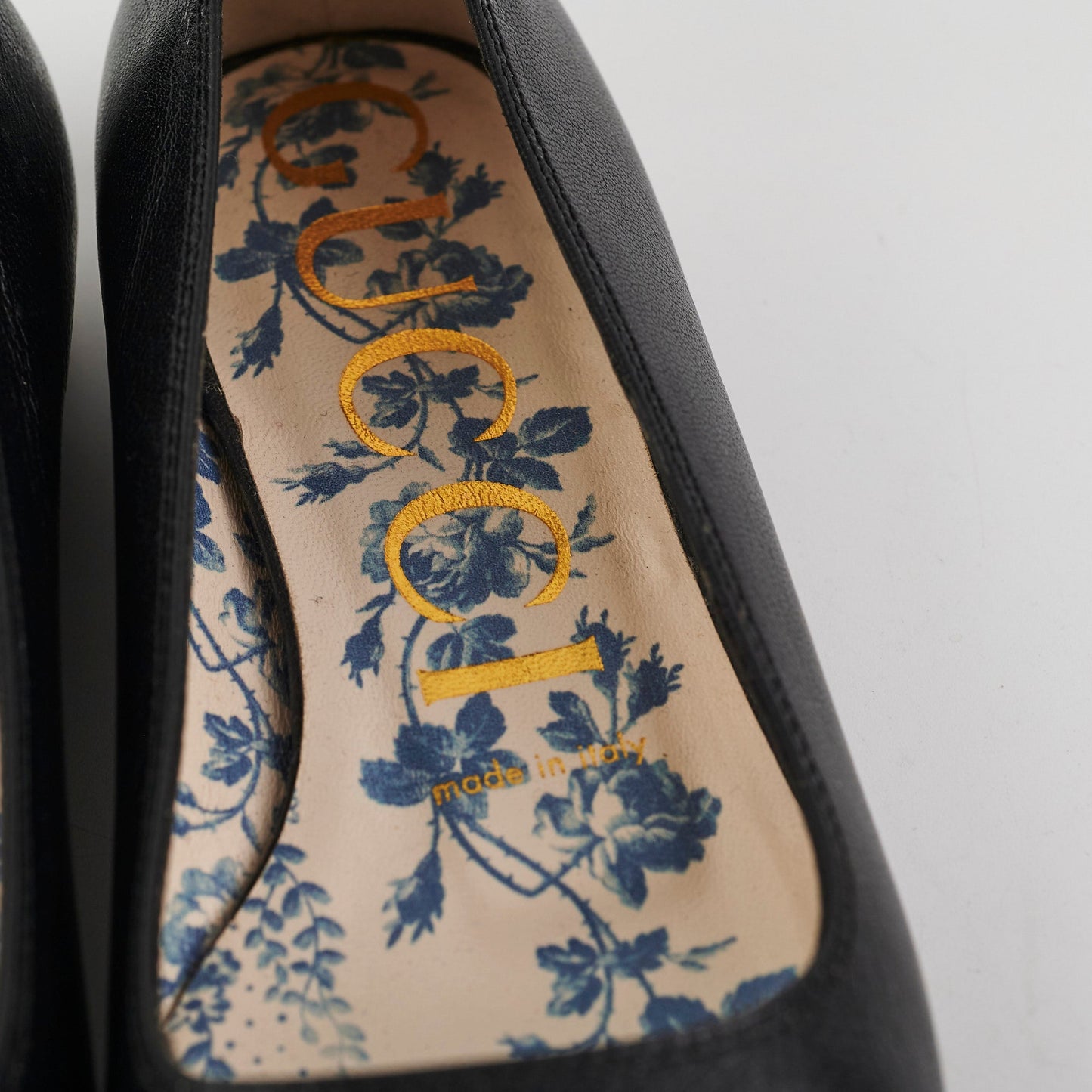 Gucci Ballet Flat With Interlocking G Black Size 36.5