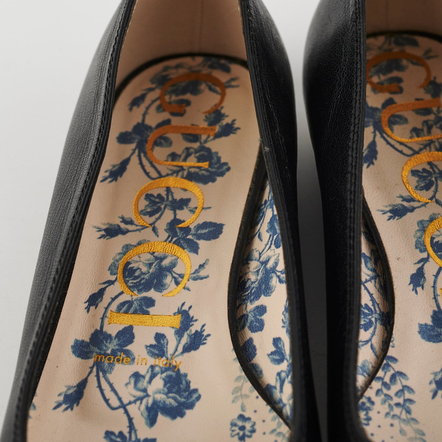 Gucci Ballet Flat With Interlocking G Black Size 36.5