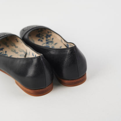 Gucci Ballet Flat With Interlocking G Black Size 36.5