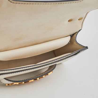 Christian Dior Ja'Dior Flap Bag Cream