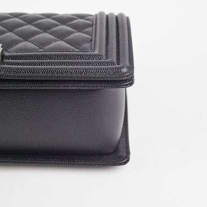 Chanel Caviar Old Medium Boy Black