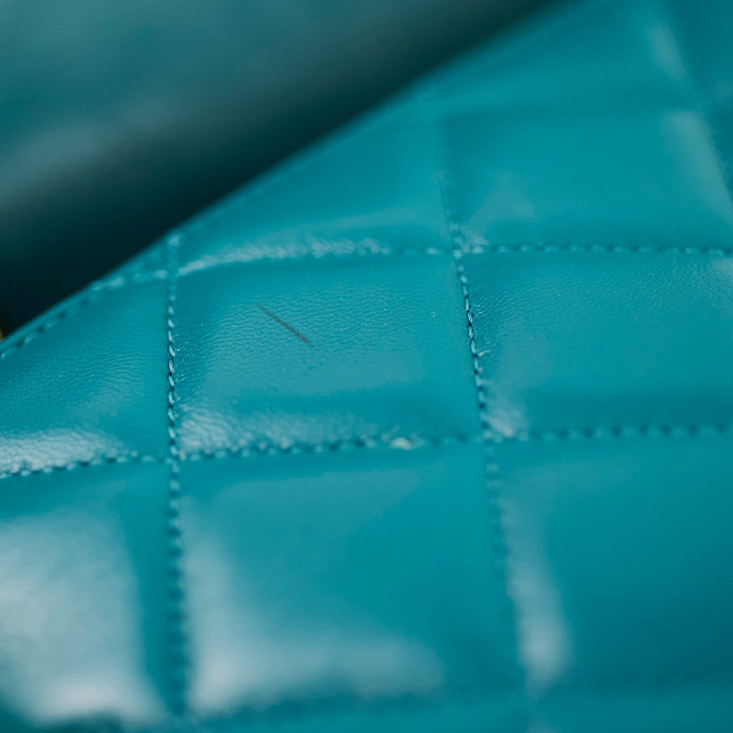 Chanel Large Trendy CC Lambskin Turquoise - Series 20
