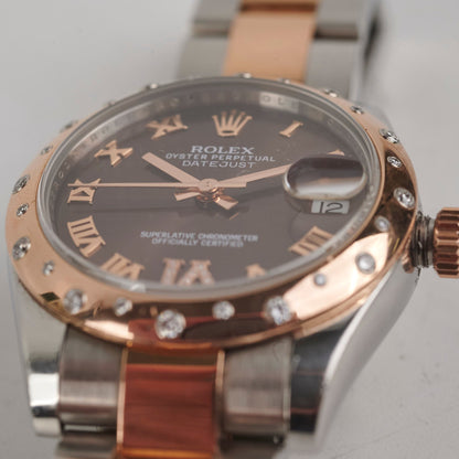 Rolex Datejust 31mm Two Tone Everose Stainless Steel Watch Model 178341 (2013)