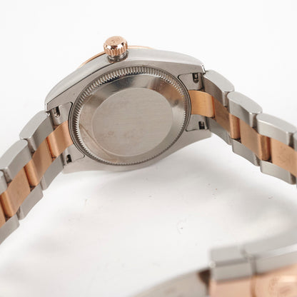 Rolex Datejust 31mm Two Tone Everose Stainless Steel Watch Model 178341 (2013)