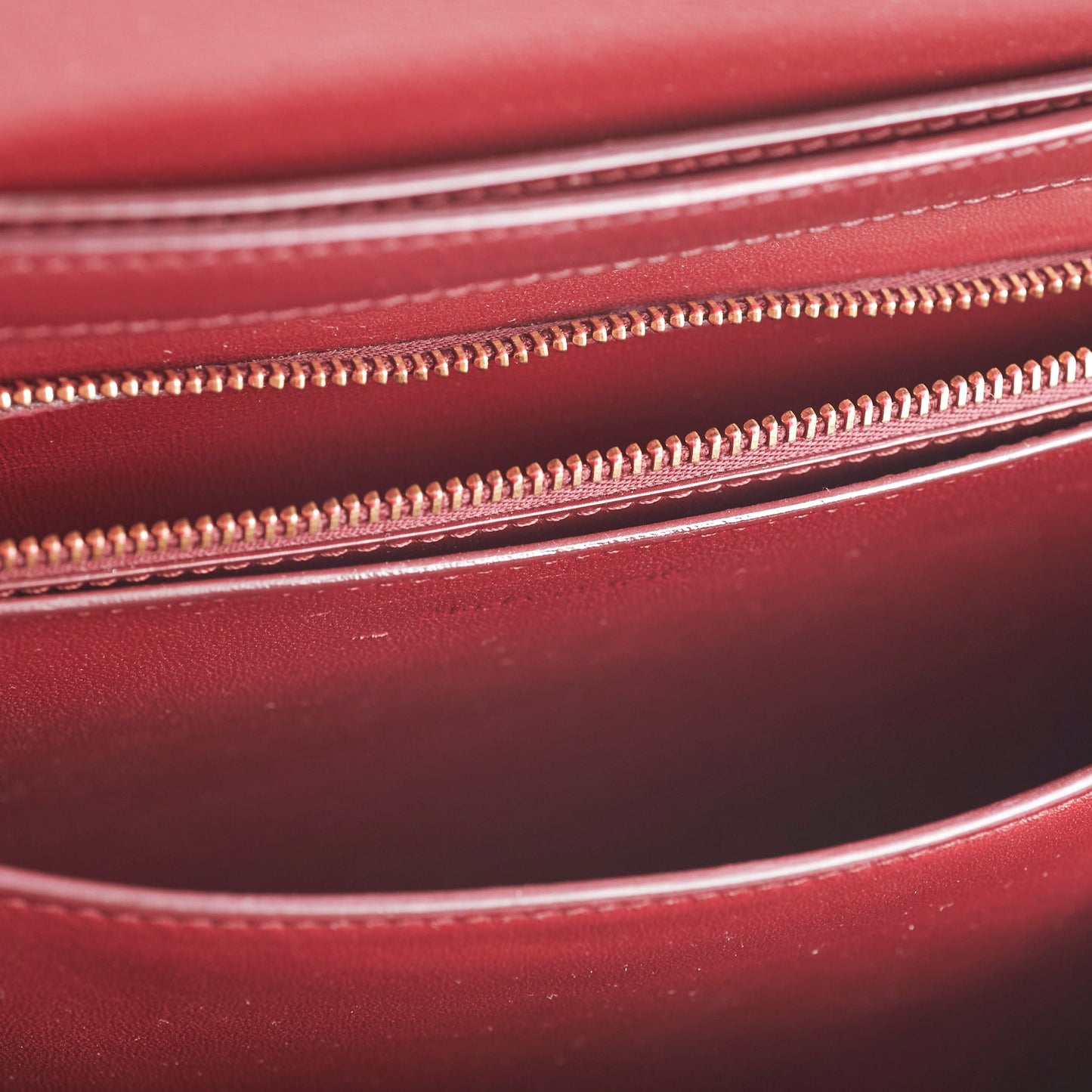 Celine Medium Box Burgundy Crossbody Bag