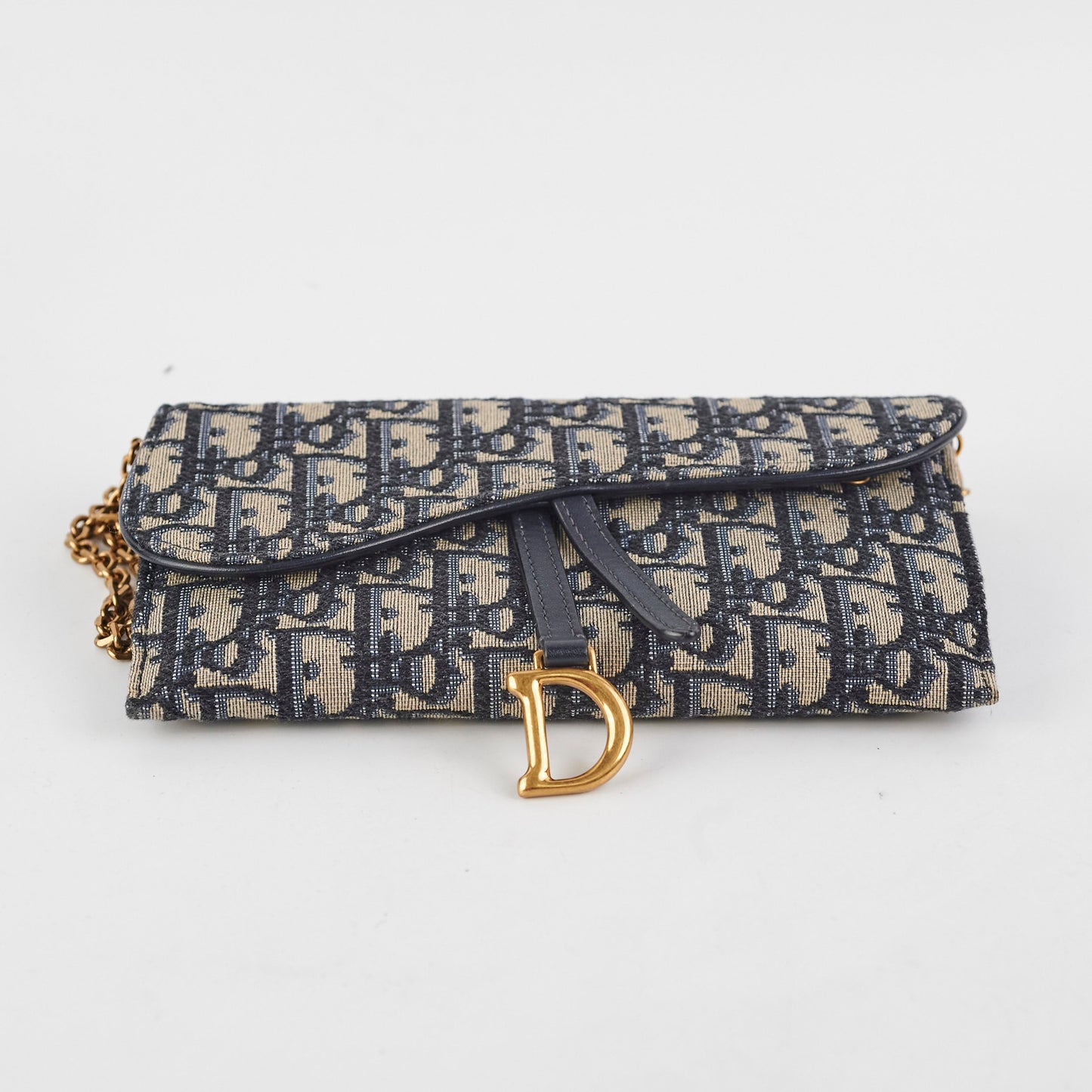 Christian Dior Long Saddle Wallet On Chain WOC