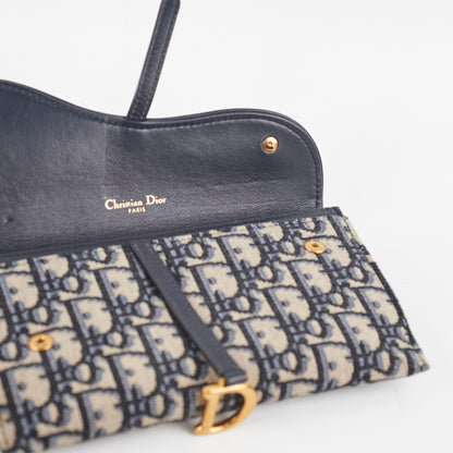 Christian Dior Long Saddle Wallet On Chain WOC